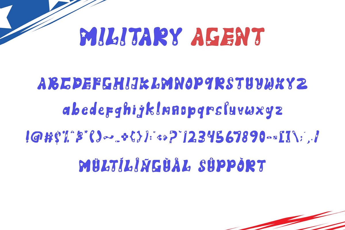 Military Agent, a Slab Serif Font by Yoga Letter (Photo 6 of 6)