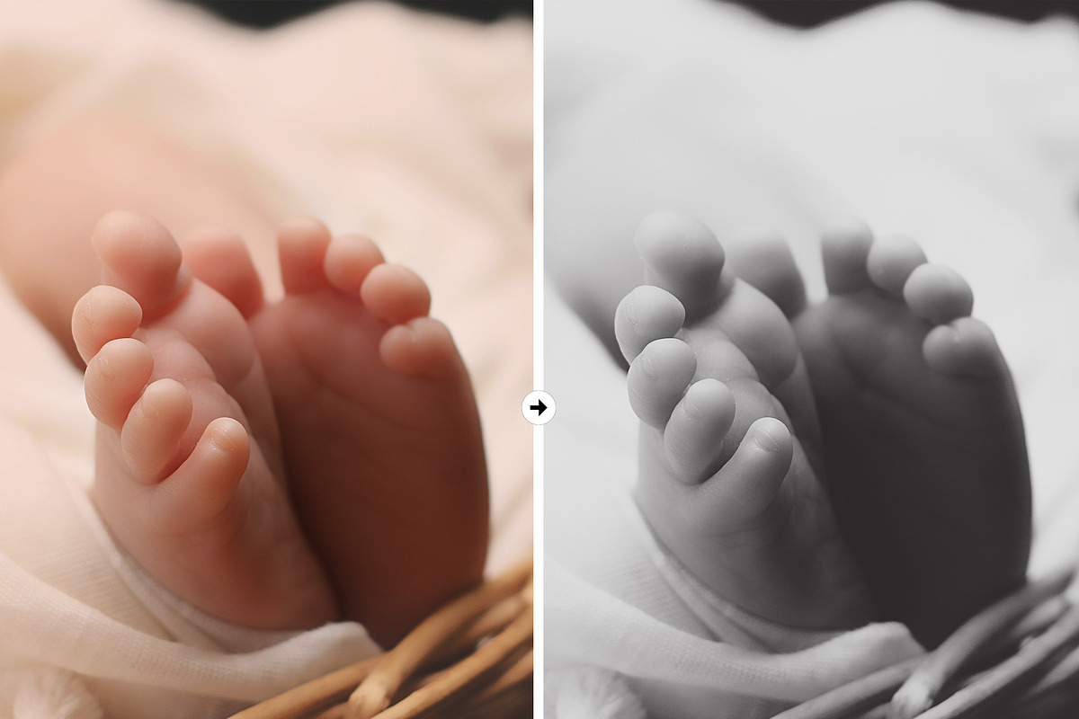 6 Essential Newborn LR Presets, an Action Add-On by M E G A S E T S (Photo 4 of 5)