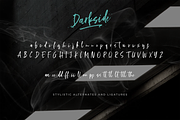 Darkside, a Script Font by Letteratom (Thumbnail 10 of 11)
