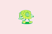 Retro Cartoon Call Center Badges, a Graphic by The Isian (Thumbnail 5 of 5)