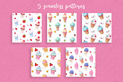 Cute and fun Ice cream design bundle, an Object Graphic by Doodle emporium (Thumbnail 10 of 14)