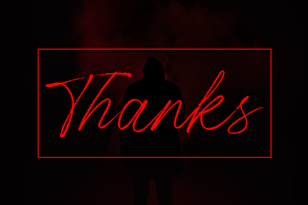 Red Fog, a Script Font by Ojes Studio (Photo 12 of 12)