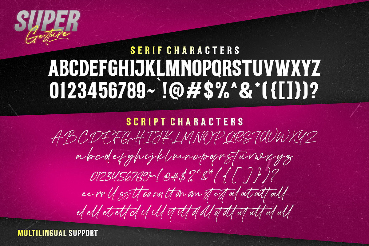 Super Gesture - A Timeless Font Duo, a Serif Font by ErgibiStudio (Photo 10 of 10)