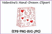 Whimsical Hand-Drawn Valentine SVG, a Seasonal Illustration by Gfx Expert Team (Thumbnail 12 of 15)