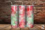 Red & Green Tie Dye Seamless Pattern, a Pattern Graphic by Creative Store (Thumbnail 4 of 5)