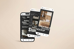 Branding Instagram Story PSD Mockup, a Social Media Template by UInstrument
