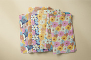 Wild Retro Floral Seamless Patterns, a Pattern Graphic by Tiger and Flower (Thumbnail 16 of 20)