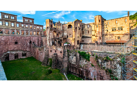 Ruins of Heidelberg Castle in, an Architecture Photo by Leonid Andronov