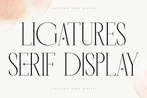 Horence Ligature Serif Display