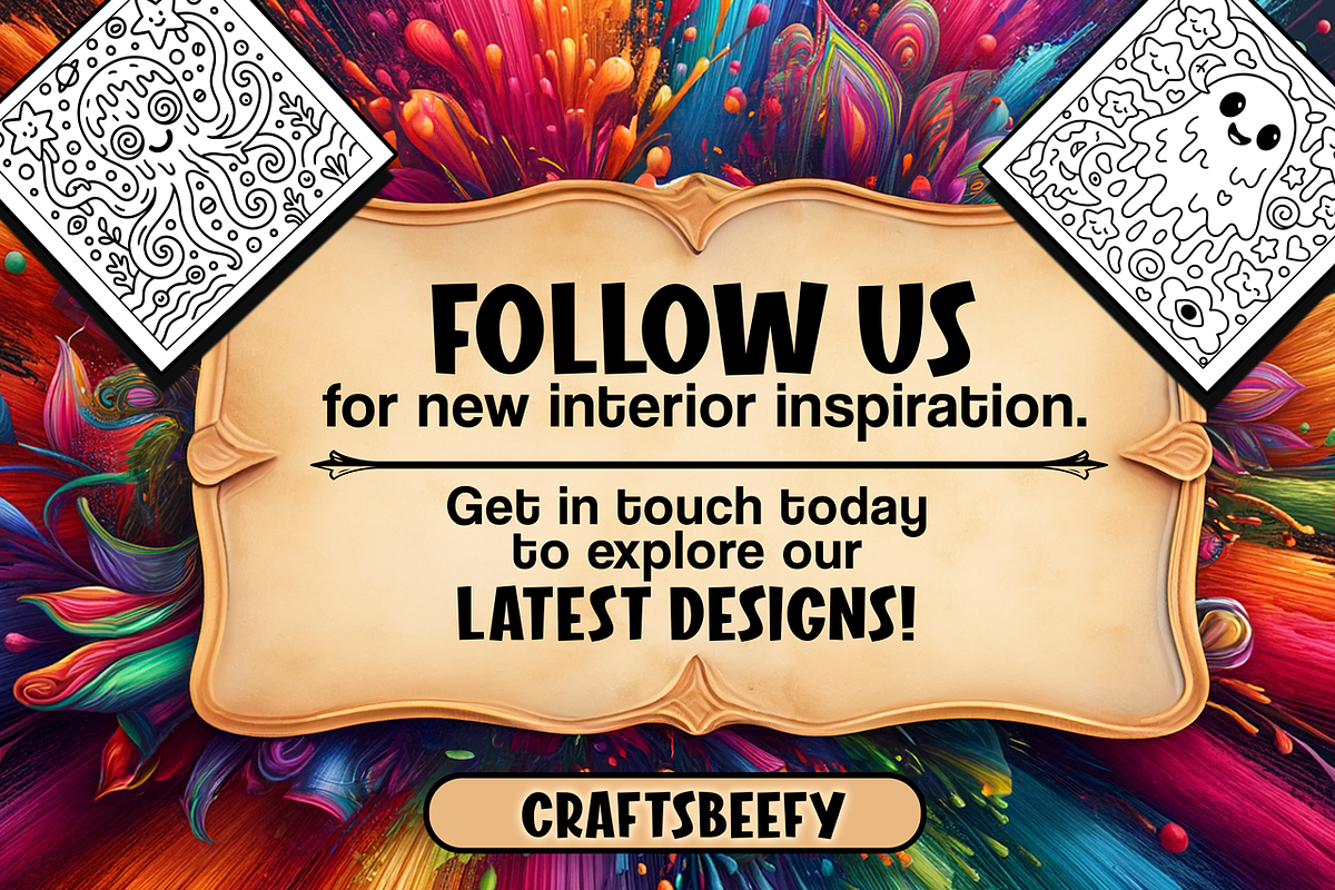 Bold Easy Trippy Art Coloring Pages, an Animal Illustration by Craftsbeefy (Photo 4 of 4)