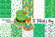 St. Patricks Day Pattern, a Pattern Graphic by GlamArtZhanna (Thumbnail 2 of 3)