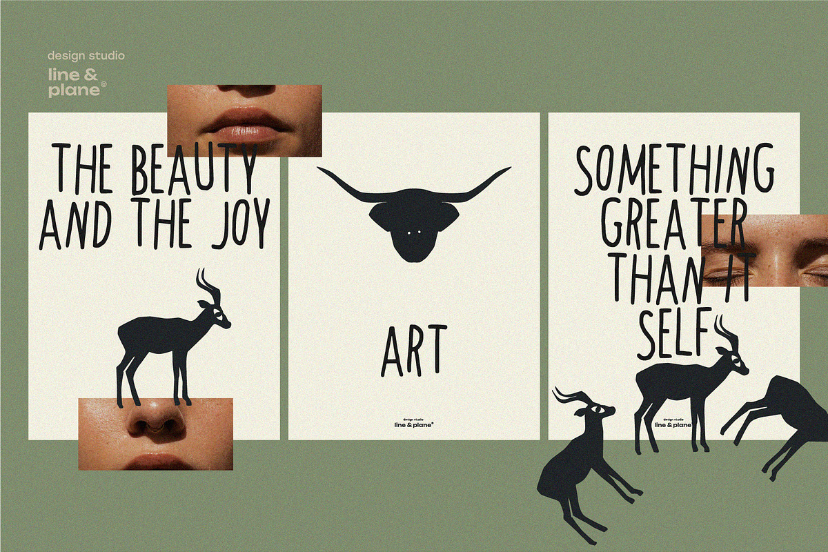 Wild Animals - 30 Vector Shapes, an Object Graphic by line & plane (Photo 3 of 8)