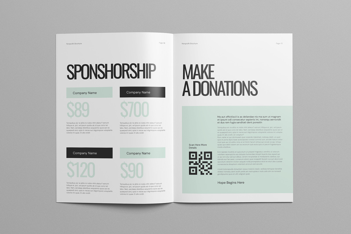 Nonprofit Charity Brochure | Canva, a Brochure Template by Pixelpick (Photo 4 of 9)