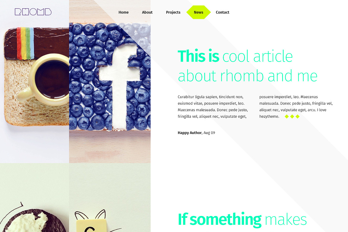 Super Rhomb | PSD Template, a Websites & App Template by hezytheme (Photo 4 of 5)