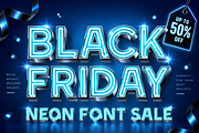 Realistic vector neon alphabet 1, an Object Graphic by popskraft (Thumbnail 7 of 8)