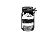 Layered Mason Jar Ingredients Bundle, an Illustration by yasushie (Thumbnail 14 of 31)