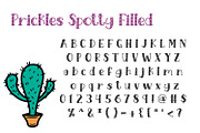 Prickles Complete Collection, a Serif Font by Kristy Hatswell (Thumbnail 5 of 11)