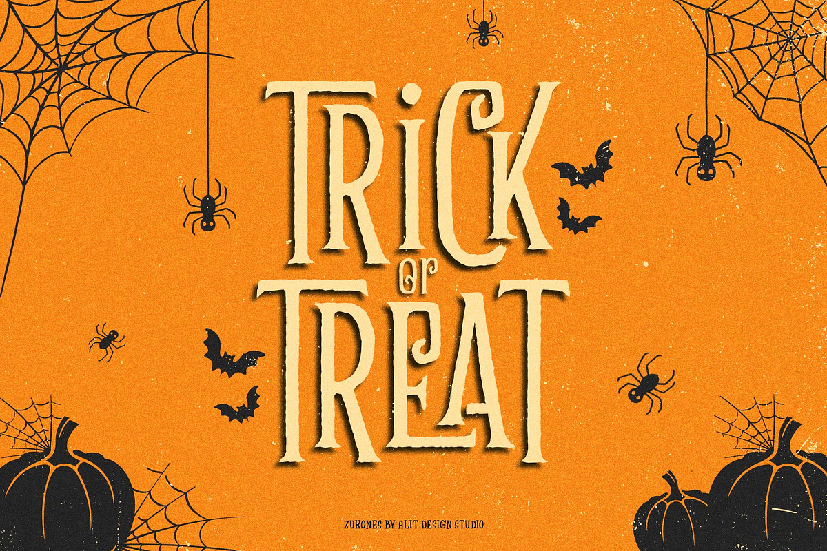 The Zukones Halloween Font, a Serif Font by alit design (Photo 4 of 16)