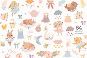 Little Ballerina. Clipart & Patterns, an Animal Illustration by Lesya Skripak (Thumbnail 2 of 10)