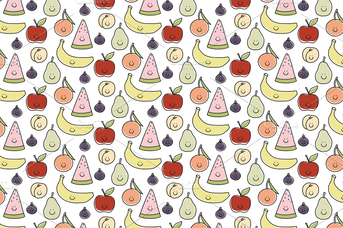 Set of cute patterns part 1, a Pattern Graphic by Lyolya Profitrolya (Photo 2 of 5)