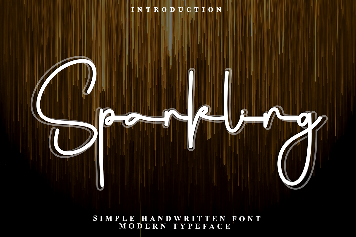 Sparkling, a Handwritten Font by InermediaSTUDIO (Photo 1 of 8)