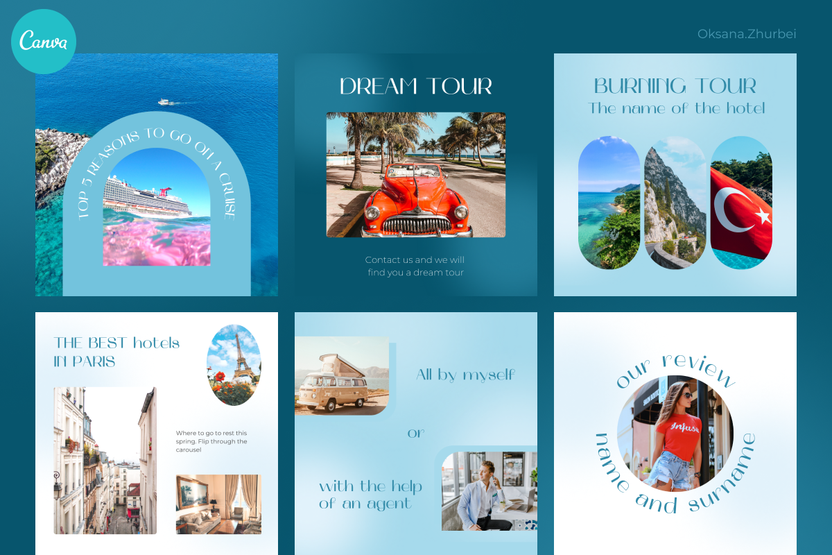 Instagram premium set in Canva, a Social Media Template by Make It Yours Lab. (Photo 5 of 15)