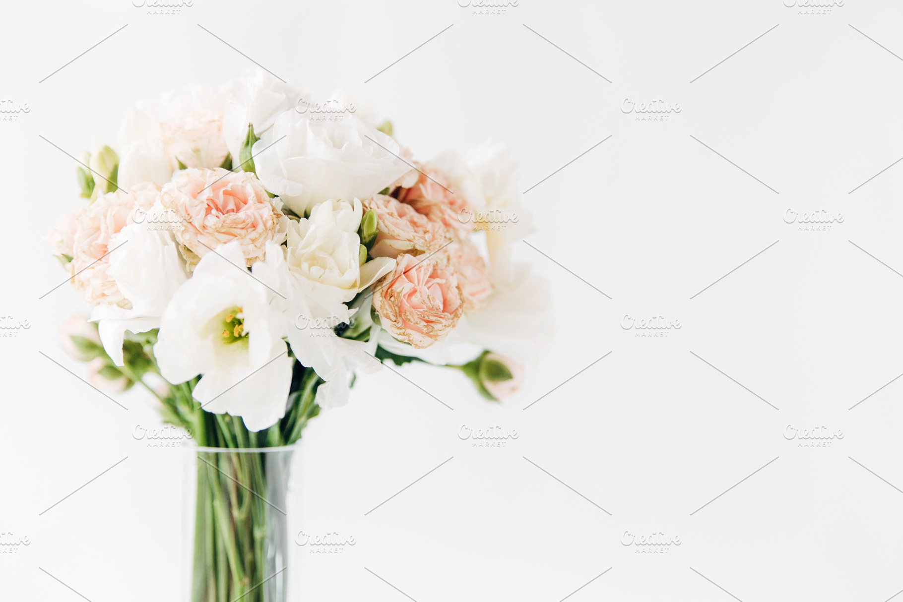 light bright bouquet isolated, a Holiday Photo by Kolomiyets Viktoriya