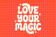 Sunday Dreams - Retro Groovy Font, a Handwritten Font by SaktiAvellin (Thumbnail 2 of 8)