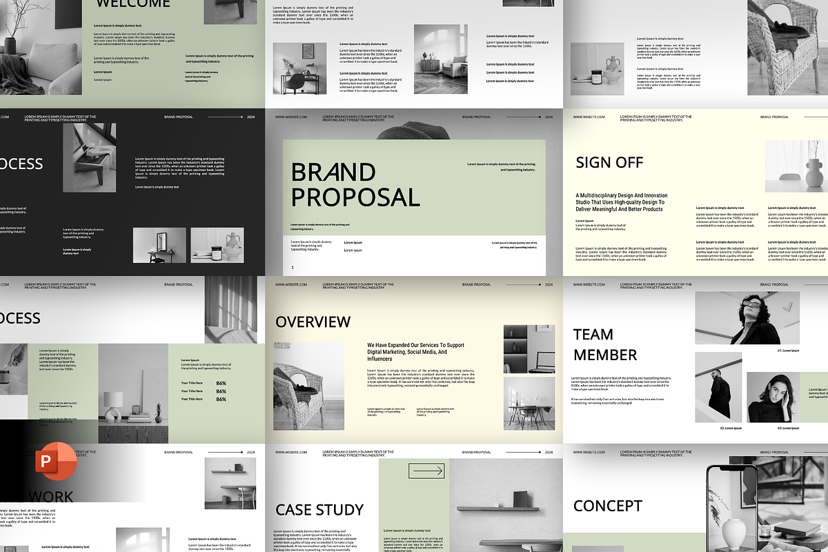 Brand Proposal Presentation Template, a Presentation Template by Spesifikstd (Photo 1 of 11)