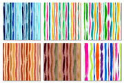 Watercolor Stripe Seamless Patterns, a Pattern Graphic by Dream Creation (Thumbnail 3 of 7)