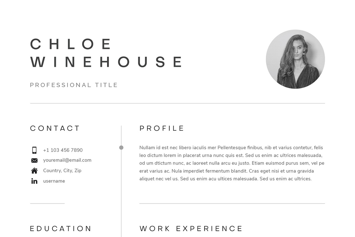 Word Resume & Cover Letter Template, a Resume Template by DemeDesign (Photo 7 of 7)
