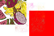 Botanical tropical fruits maximalist, a Pattern Graphic by NayaChu (Thumbnail 6 of 9)