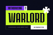 Warlord Modern Sans Serif Font, a Sans Serif Font by Perfectype (Thumbnail 1 of 10)
