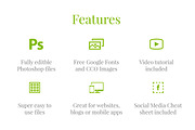 Food Social Media Banners, a Social Media Template by Web Donut (Thumbnail 2 of 9)