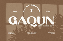 Gaqun Serif Font