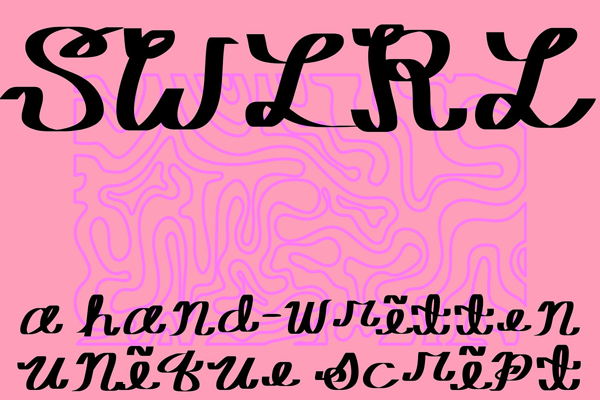 SWIRL a hand-drawn script, a Script Font by Eryn Rose Design (Photo 5 of 22)