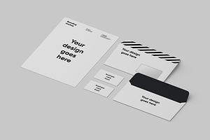 Basic Branding Stationery Mockup