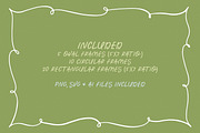35 Whimsical Vector Borders + Frames, an Object Graphic by Design by Laney (Thumbnail 4 of 14)