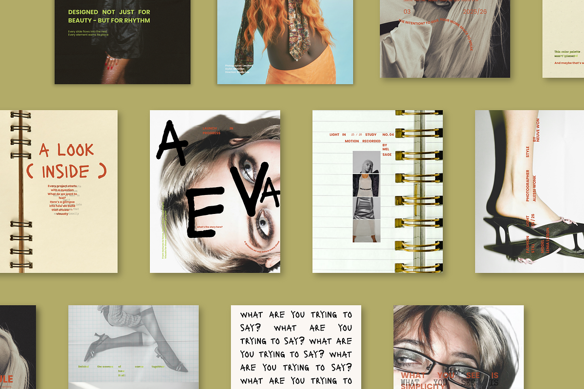 AEVA • CREATIVE INSTAGRAM TEMPLATES, a Social Media Template by rainbojelia (Photo 1 of 18)