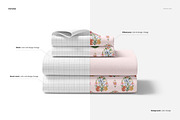 Bedding Set Mockup Set, an Apparel Mockup by creatsy5 (Thumbnail 3 of 8)