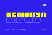 Decabrio - Display Fonts, a Font by Namara Creative Studio (Thumbnail 2 of 10)
