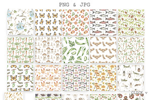 Watercolor Patterns Collection