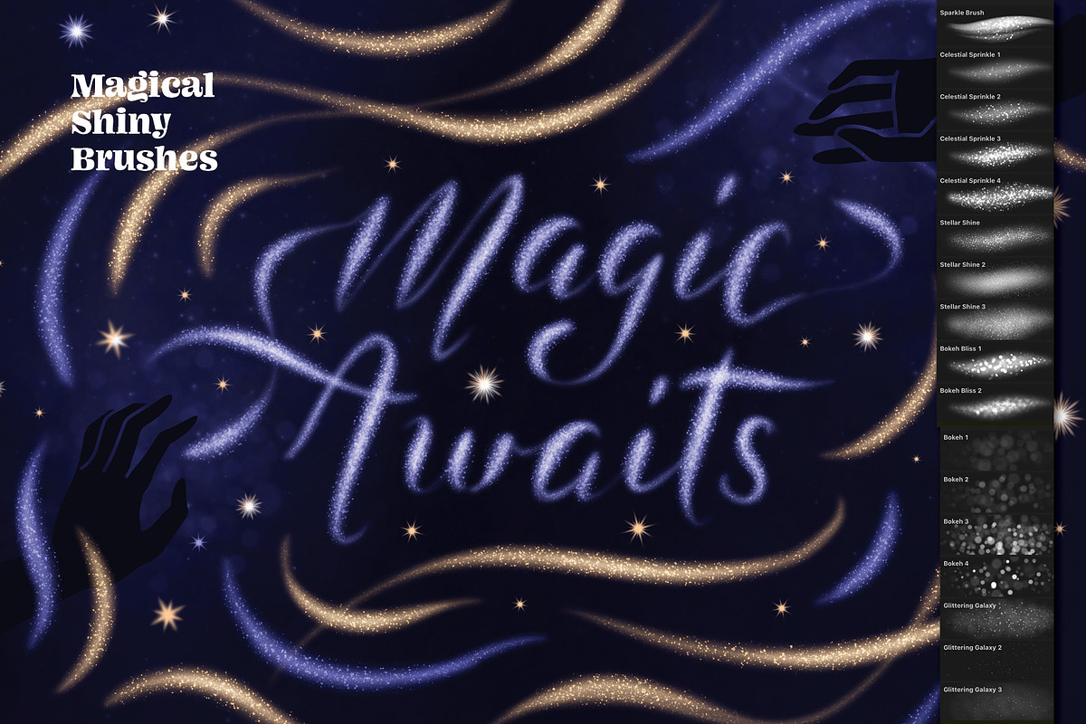 Magic Procreate Brushes & Stamps, a Brush Add-On by Pencil Twist (Photo 8 of 10)