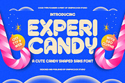 Expericandy, a Sans Serif Font by graphicook (Thumbnail 1 of 10)