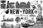 New York State Vector Clipart, an Object Illustration by FITALARTSNEDIGI (Thumbnail 1 of 6)