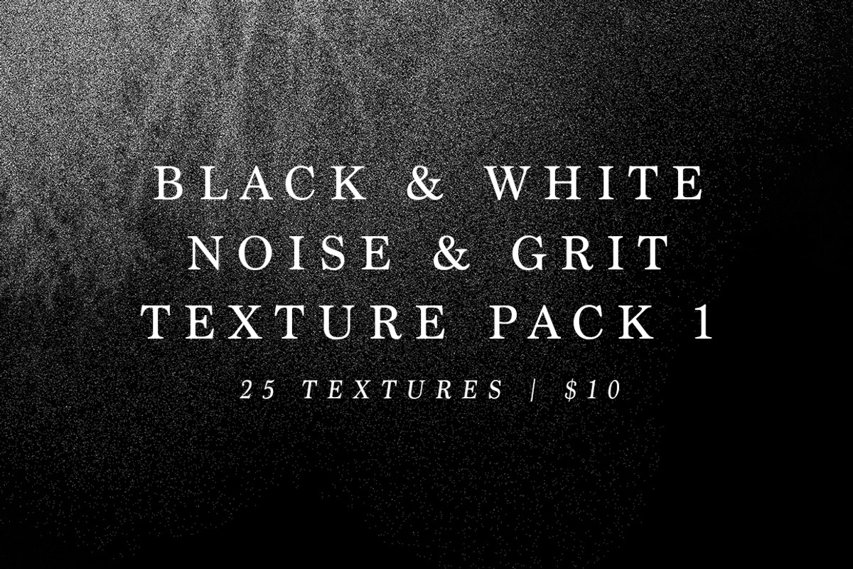 B&W Noise and Grit Texture Pack 1, a Texture Graphic by Matt Jones (Photo 1 of 5)
