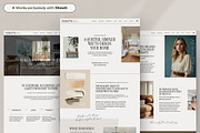 Interior Designer Website Template, a Websites & App Template by Superhero Design Co. (Thumbnail 6 of 6)