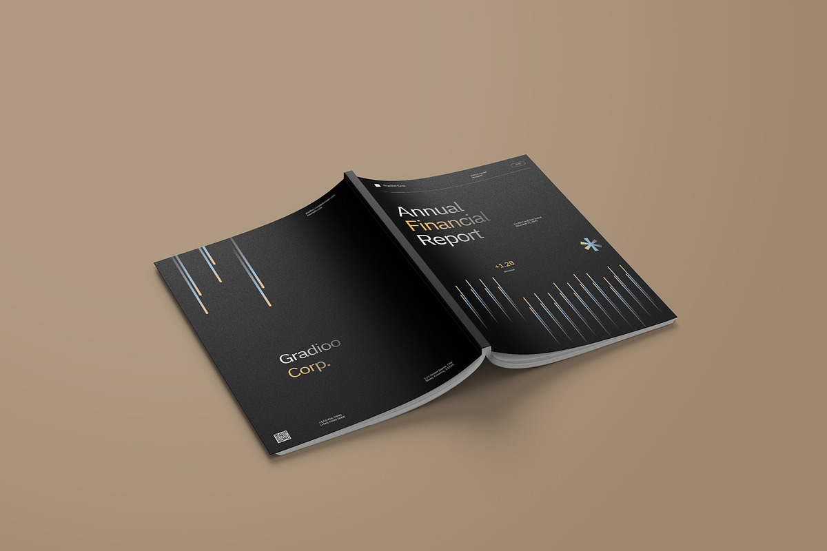 Annual Financial Report - Gradioo, a Brochure Template by fakhroo (Photo 9 of 10)