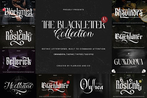 Blackletter Font Bundle
