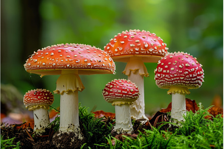 Vibrant Amanita muscaria mushroom, a Nature Photo by Ylivdesign